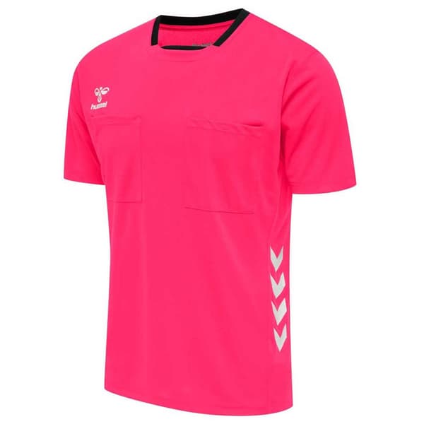 Hummel Kortärmad T-shirt Referee Chevron Rosa S Man