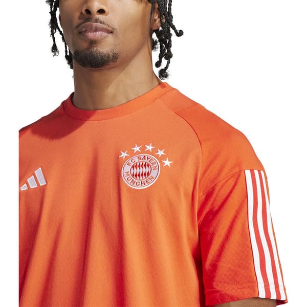 Adidas Kortärmad T-shirt Bayern Munich Cotton 23/24 Orange L