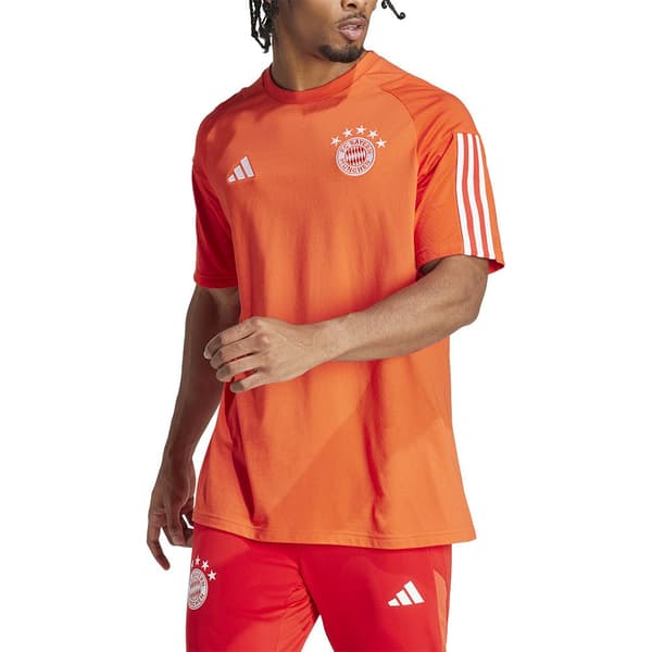 Adidas Kortärmad T-shirt Bayern Munich Cotton 23/24 Orange L