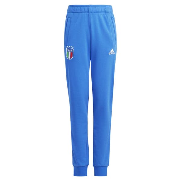 Adidas Träningsbyxor För Barn Italy 23/24 Blå 11-12 Years