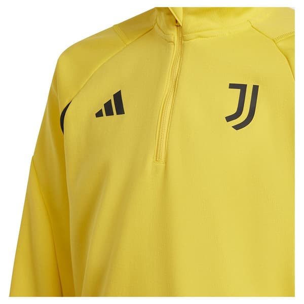 Adidas Junior Halv Zip Sweatshirt Training Juventus 23/24 Gul 13-14 Years