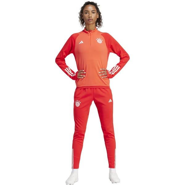 Adidas Halv Lynlås Sweatshirt Træning Bayern Munich 23/24 Orange L