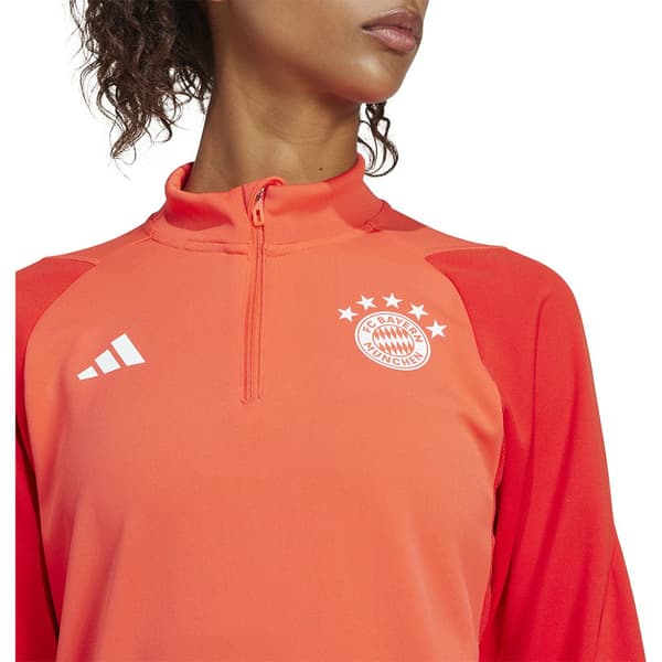 Adidas Halv Lynlås Sweatshirt Træning Bayern Munich 23/24 Orange L