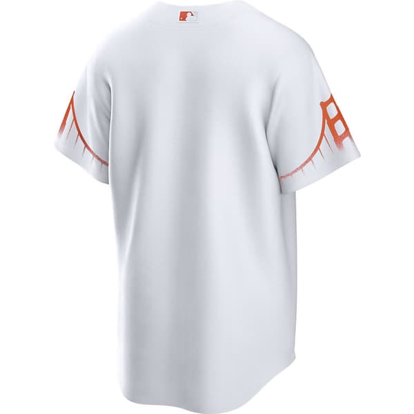 Nike Kortærmet T-shirt Mlb City Connect Official Replica Giants City Connect Hvid S