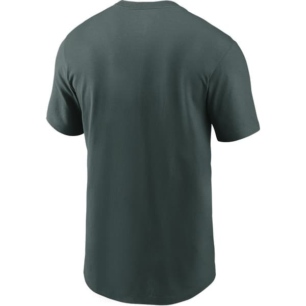 Nike Lyhythihainen T-paita Mlb Oakland Athletics Wordmark Vihreä L