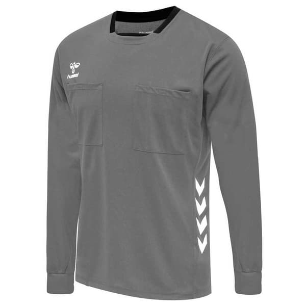 Hummel Langærmet T-shirt Referee Chevron Grå 2XL Mand