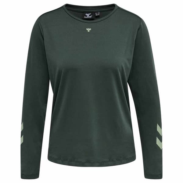 Hummel Pitkähihainen T-paita Taylor Vihreä XS Nainen