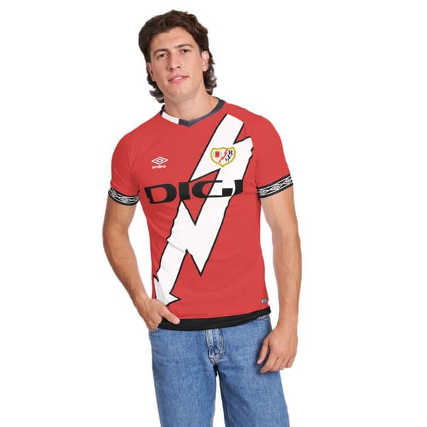 Umbro Kortærmet T-shirt Away Rayo Vallecano De Madrid 22/23 Rød 4-6 Years