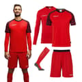 Miniatyrbillede 1 af 10: Uhlsport Målmandssæt Reaction Rød 2XL Mand