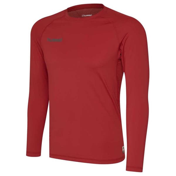 Hummel Langærmet T-shirt Firsperformance Rød XL Mand