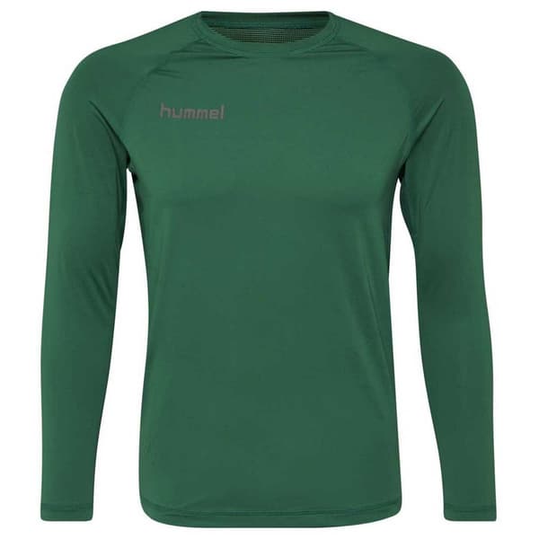 Hummel Långärmad T-shirt Firsperformance Grönt M Man