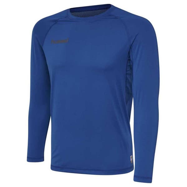 Hummel Langærmet T-shirt Firsperformance Blå S Mand
