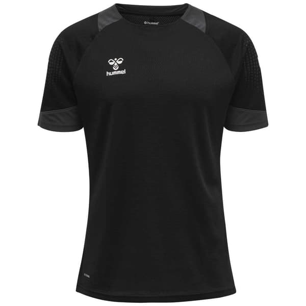 Hummel Kortärmad T-shirt Lead Poly Svart 2XL Man