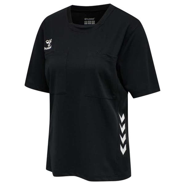 Hummel Kortærmet T-shirt Referee Chevron Sort M Kvinde