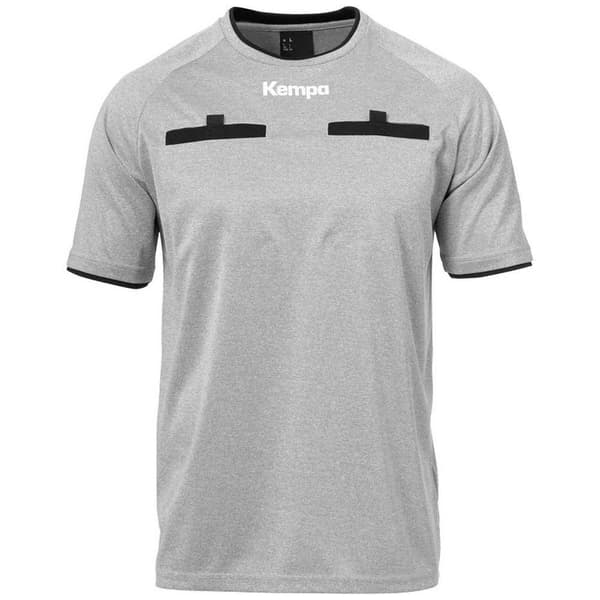 Kempa Kortærmet T-shirt Referee Grå 164 cm Dreng