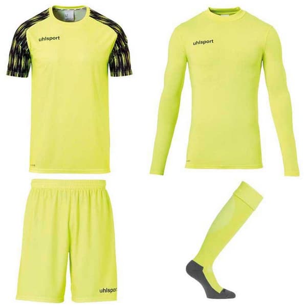 Uhlsport Langærmet Målmandssæt Reaction Gul 164 cm Mand