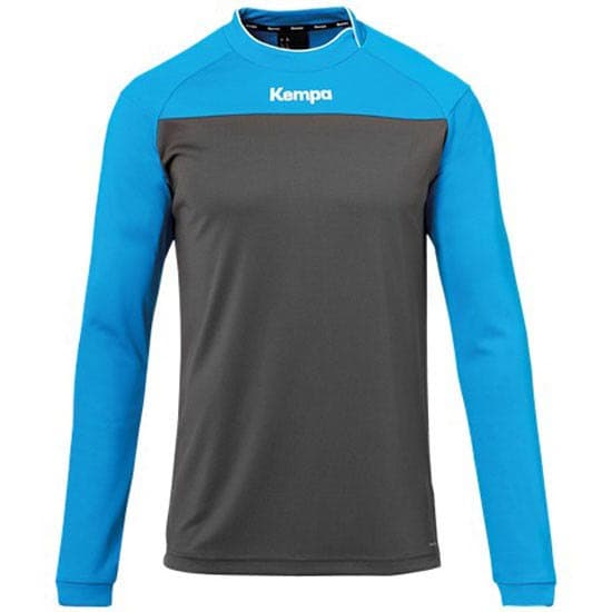 Kempa Langærmet T-shirt Prime Blå,Grå S Mand