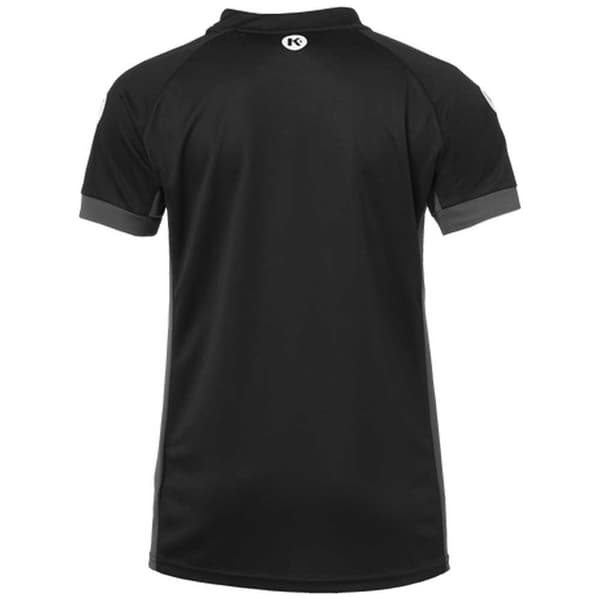 Kempa Kortærmet T-shirt Prime Sort 2XL Kvinde