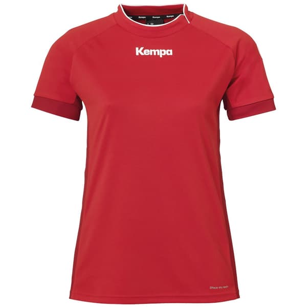 Kempa Kortærmet T-shirt Prime Rød XS Kvinde