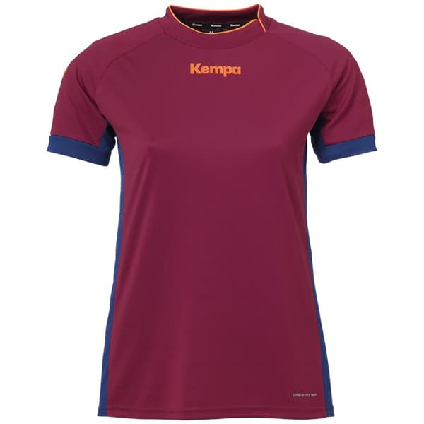 Kempa Kortærmet T-shirt Prime Rød XS Kvinde