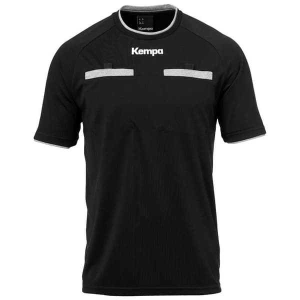 Kempa Kortærmet T-shirt Referee Sort 2XL Mand