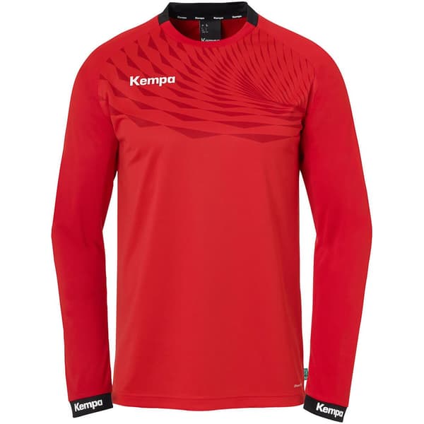 Kempa Langærmet T-shirt Wave 26 Rød 3XL Mand