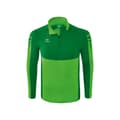 Miniatyrbillede 1 af 4: Erima Langærmet T-shirt Med Halv Lynlås Six Wings Training Grøn 164 cm Dreng