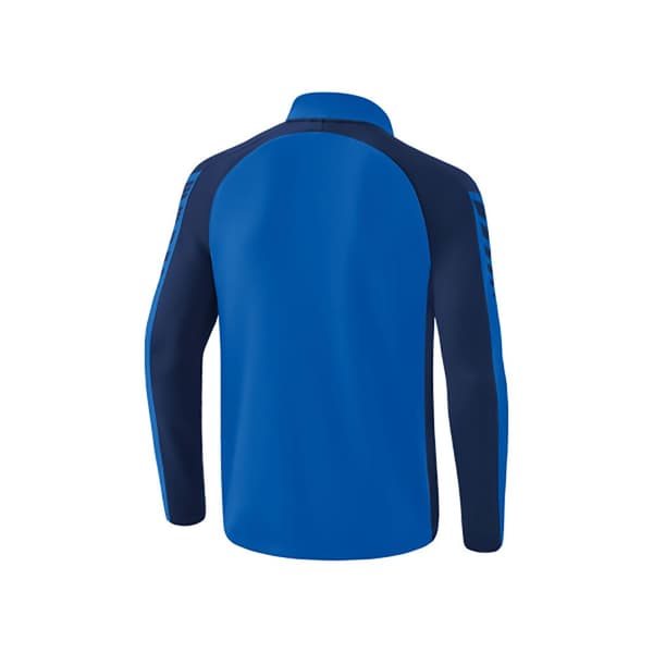 Erima Langærmet T-shirt Med Halv Lynlås Six Wings Training Blå 2XL Mand