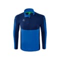 Miniatyrbillede 1 af 3: Erima Langærmet T-shirt Med Halv Lynlås Six Wings Training Blå 3XL Mand