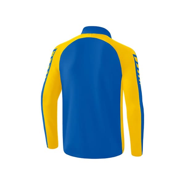 Erima Langærmet T-shirt Med Halv Lynlås Six Wings Training Gul 2XL Mand