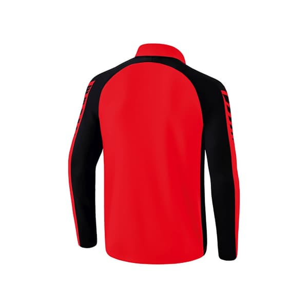 Erima Langærmet T-shirt Med Halv Lynlås Six Wings Training Rød XL Mand