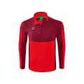 Miniatyrbillede 1 af 3: Erima Langærmet T-shirt Med Halv Lynlås Six Wings Training Rød 3XL Mand