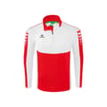 Miniatyrbillede 1 af 3: Erima Langærmet T-shirt Med Halv Lynlås Six Wings Training Rød 128 cm Dreng