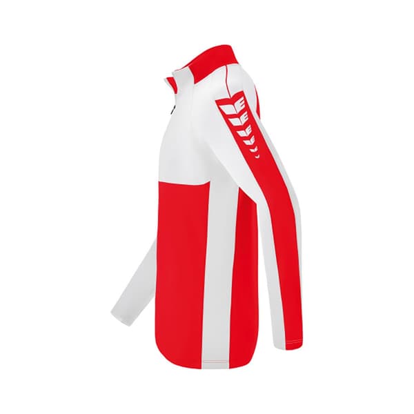 Erima Langærmet T-shirt Med Halv Lynlås Six Wings Training Rød 2XL Mand