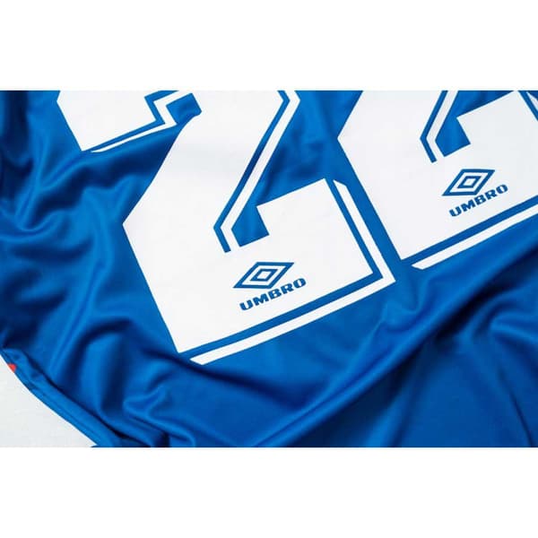 Umbro Frankrig Kortærmet T-shirt Chest Panel World Cup 2022 Blå M Mand
