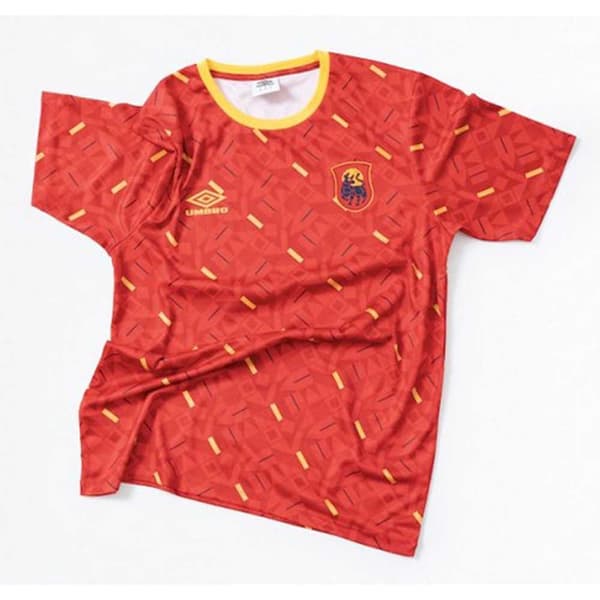 Umbro Spanien Kortærmet T-shirt All Over Print World Cup 2022 Orange S Mand