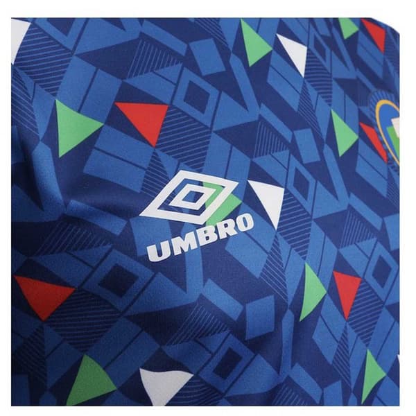 Umbro Kortärmad T-shirt Italy All Over Print World Cup Flerfärgad S Man