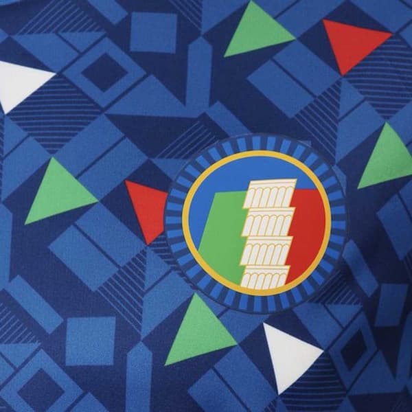 Umbro Kortärmad T-shirt Italy All Over Print World Cup Flerfärgad S Man