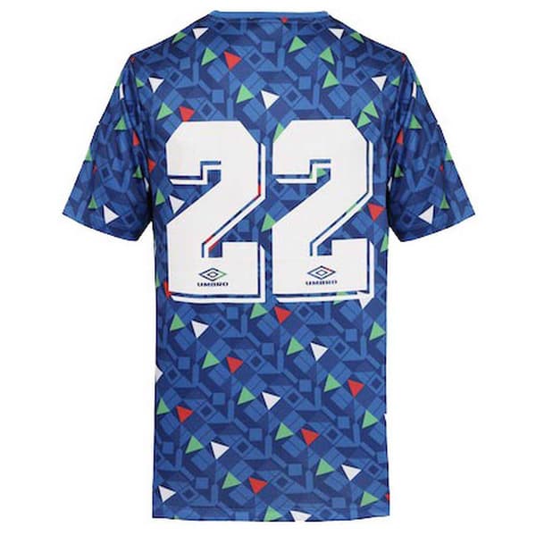 Umbro Kortärmad T-shirt Italy All Over Print World Cup Flerfärgad S Man