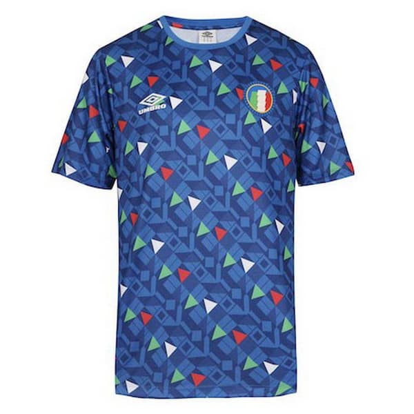Umbro Kortärmad T-shirt Italy All Over Print World Cup Flerfärgad S Man