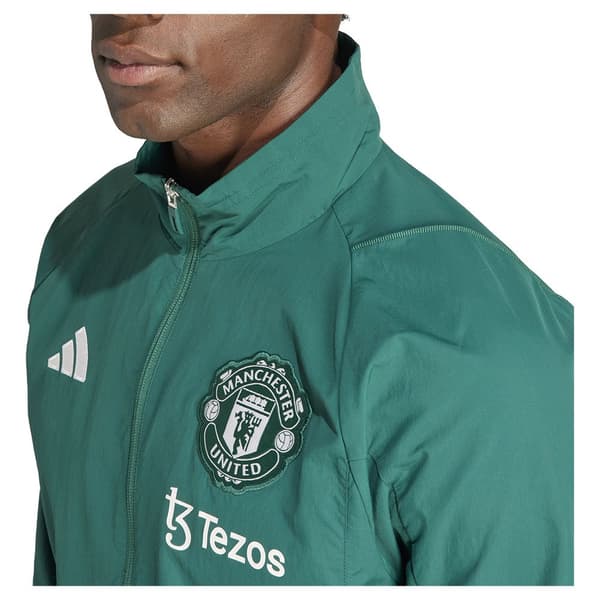 Adidas Verryttelytakki Pre Match Manchester United 23/24 Vihreä L
