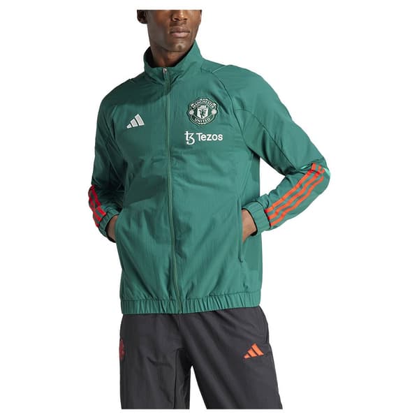 Adidas Verryttelytakki Pre Match Manchester United 23/24 Vihreä L
