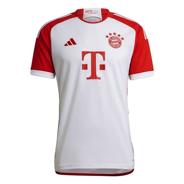 Adidas Kortärmad T-shirt Hem Fc Bayern 23/24 Röd M
