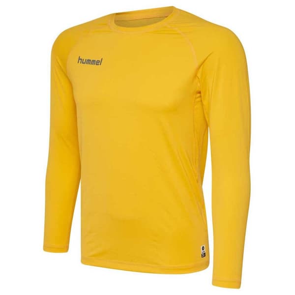 Hummel Långärmad T-shirt Firsperformance Gul S Man