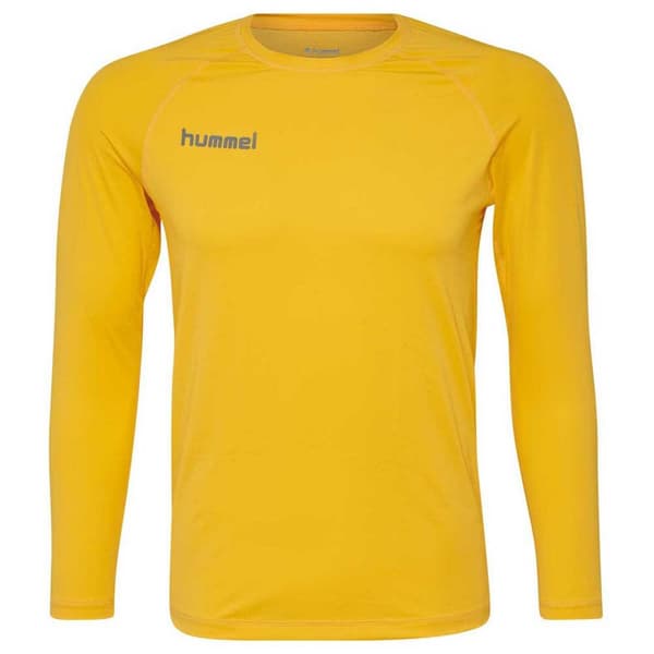 Hummel Långärmad T-shirt Firsperformance Gul S Man