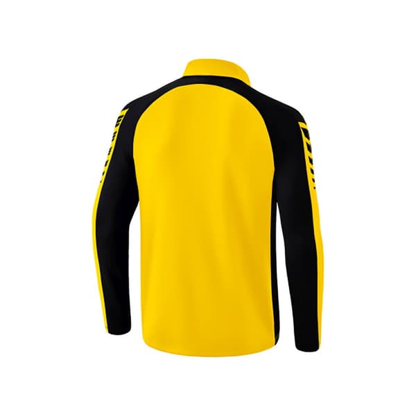 Erima Langærmet T-shirt Med Halv Lynlås Six Wings Training Gul 152 cm Dreng