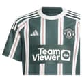 Miniatyrbillede 3 af 5: Adidas Junior Kortærmet T-shirt Away Manchester United Fc 23/24 Grøn 7-8 Years