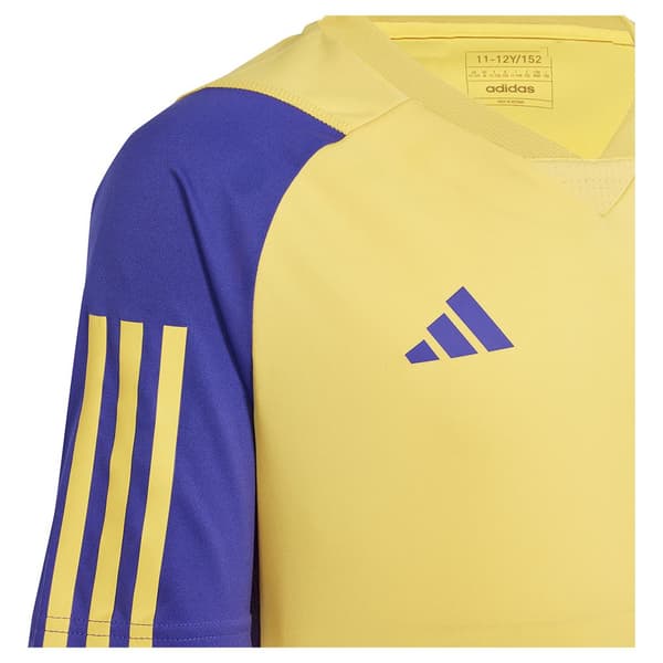 Adidas Junior Kortærmet T-shirt Træning Real Madrid 23/24 Gul 7-8 Years