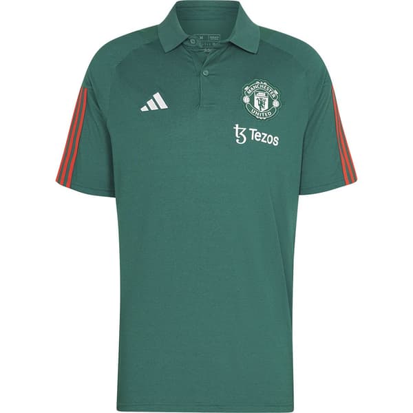 Adidas Kortærmet Polo Træning Manchester United 23/24 Grøn M