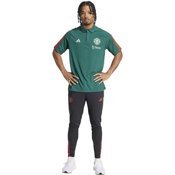 Adidas Kortærmet Polo Træning Manchester United 23/24 Grøn M